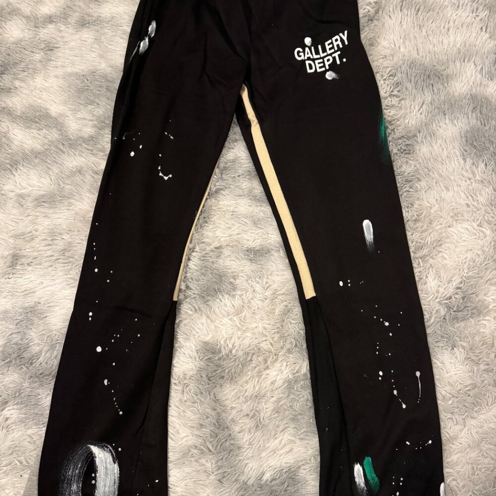 Gallery Dept Painted Flare Sweatpants Black Size Medium or Large